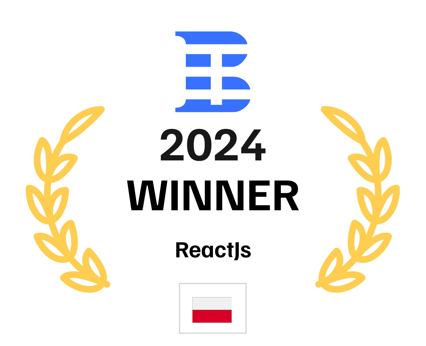 React.js Winner 2024 - GoodFirms